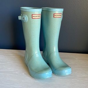 Hunter Girls Giant OG Glitter Rain Boots